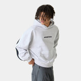 Vanguard Heather Grey Oversized Hoodie Hoodies Eme Studios