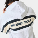 Vanguard Heather Grey Oversized Hoodie Hoodies Eme Studios