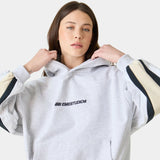 Vanguard Heather Grey Oversized Hoodie Hoodies Eme Studios