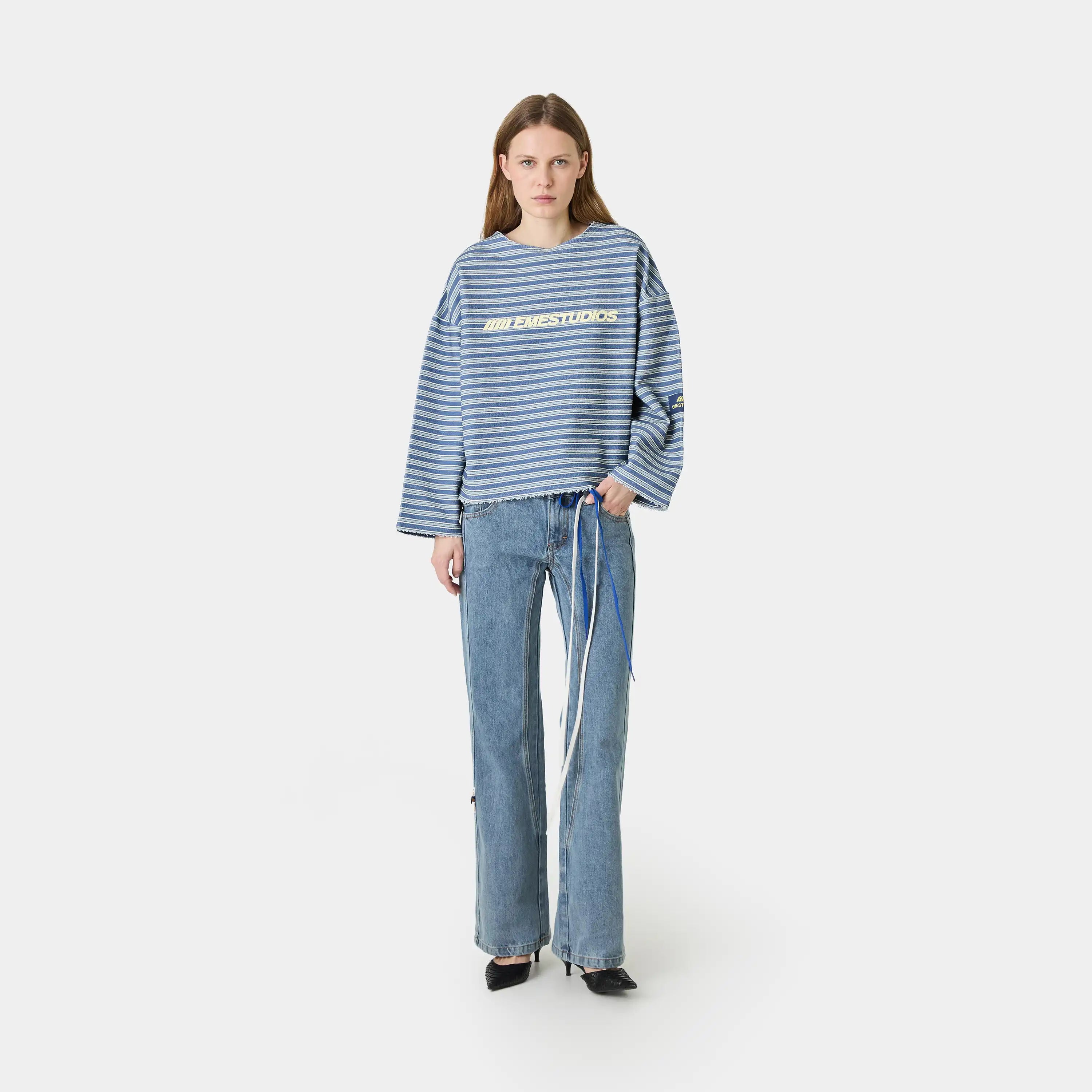 Dona Midnight Sky Reverse Crewneck Sweatshirts Eme Studios