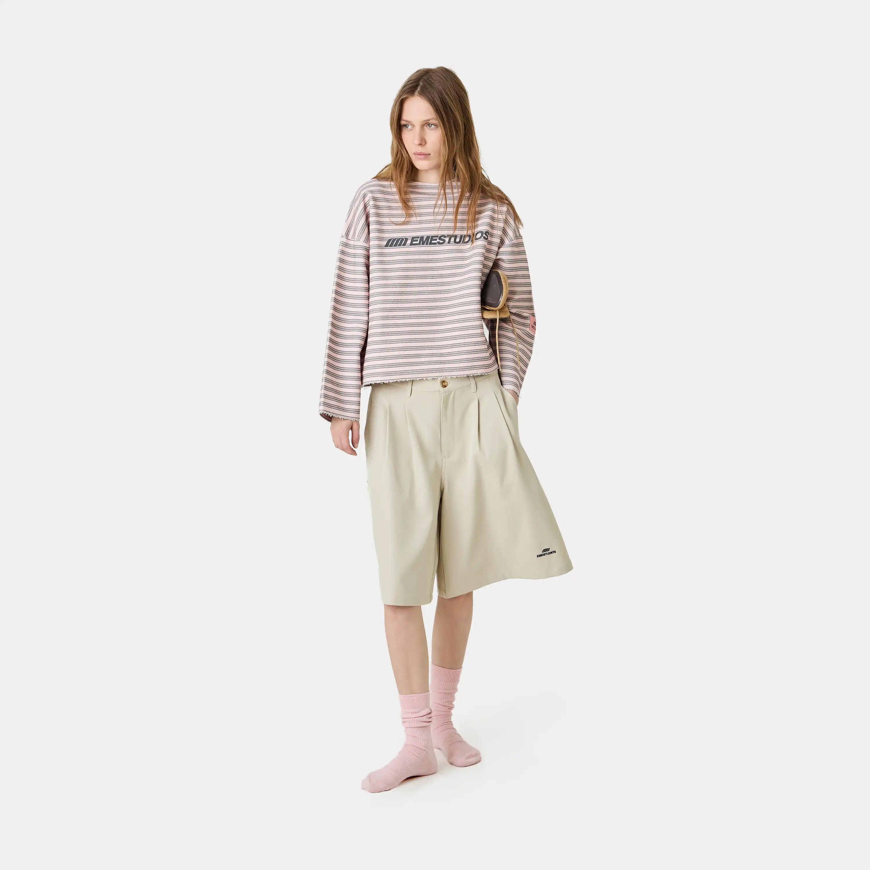 Dona Smoky Rose Reverse Crewneck Sweatshirts Eme Studios