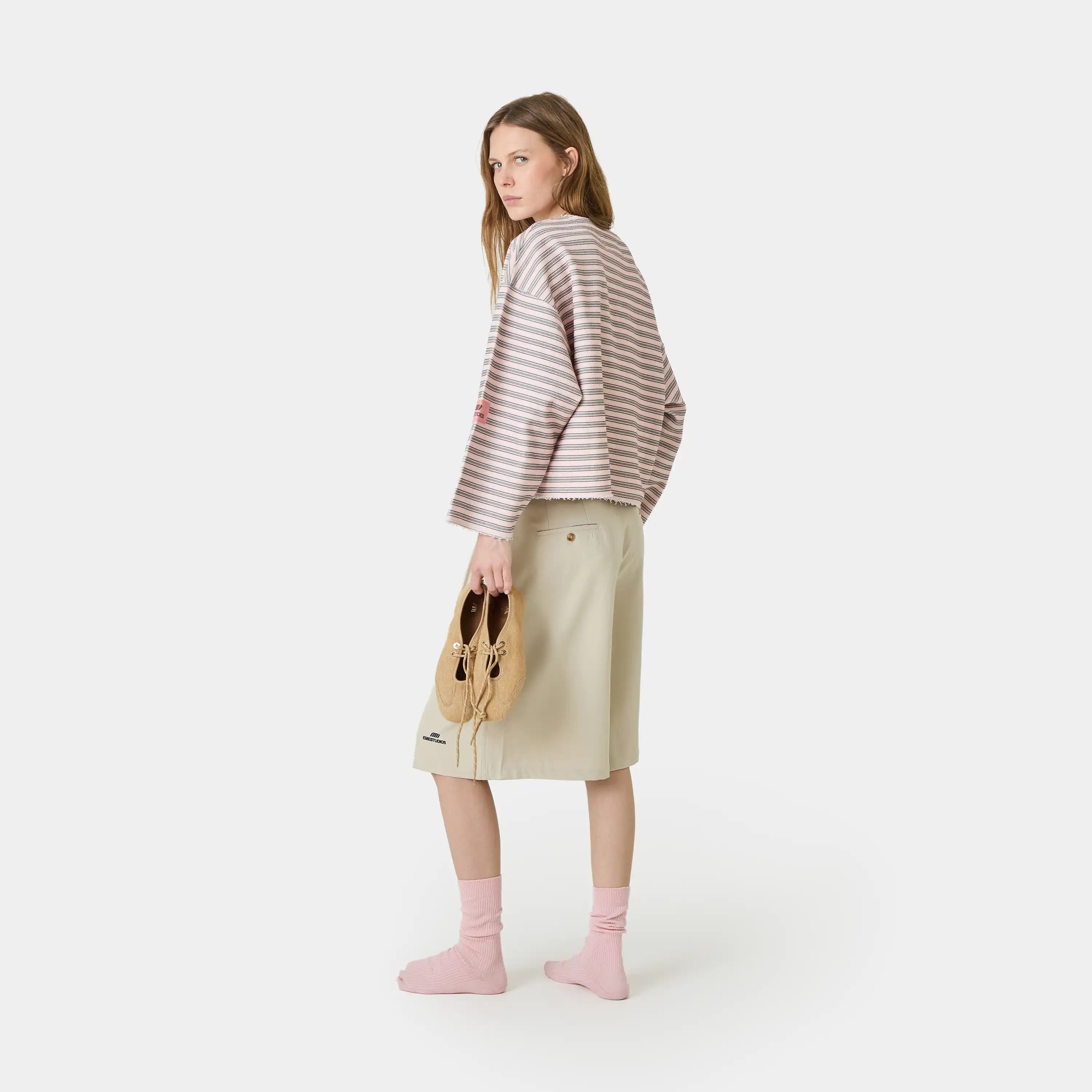Dona Smoky Rose Reverse Crewneck Sweatshirts Eme Studios