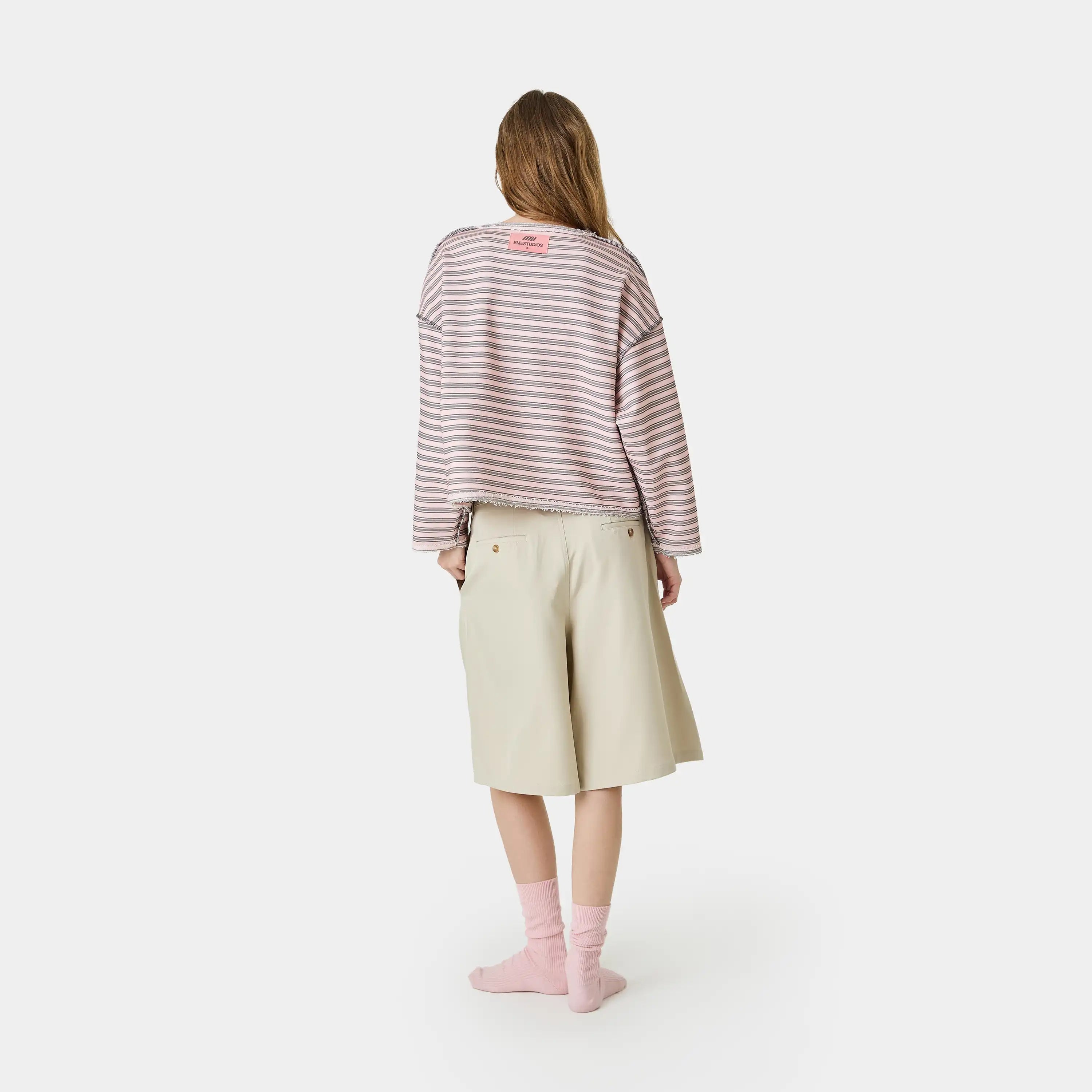 Dona Smoky Rose Reverse Crewneck Sweatshirts Eme Studios