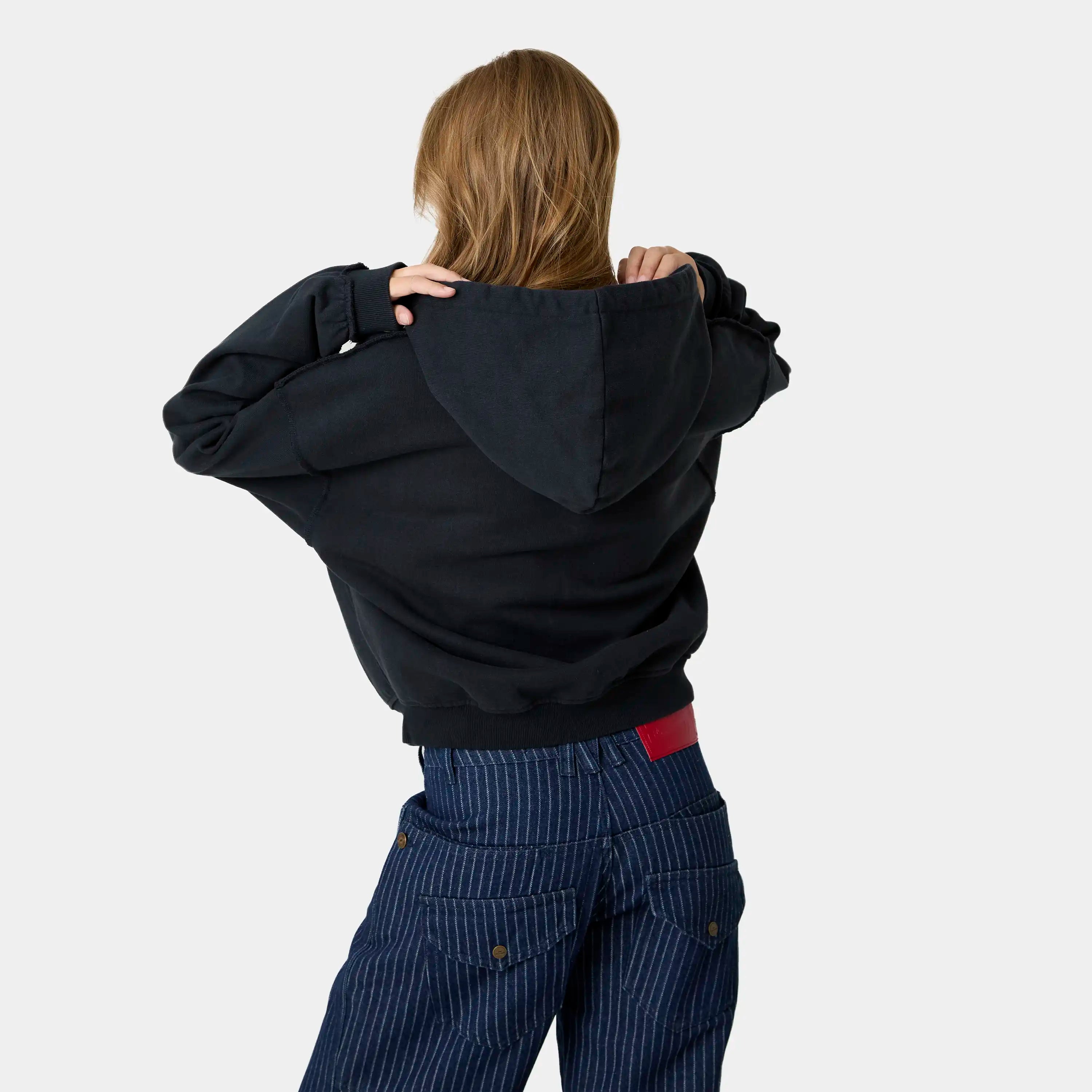 Edge Navy Full Zip Hoodies Eme Studios