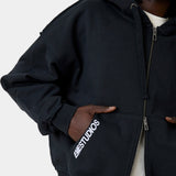 Edge Navy Full Zip Hoodies Eme Studios