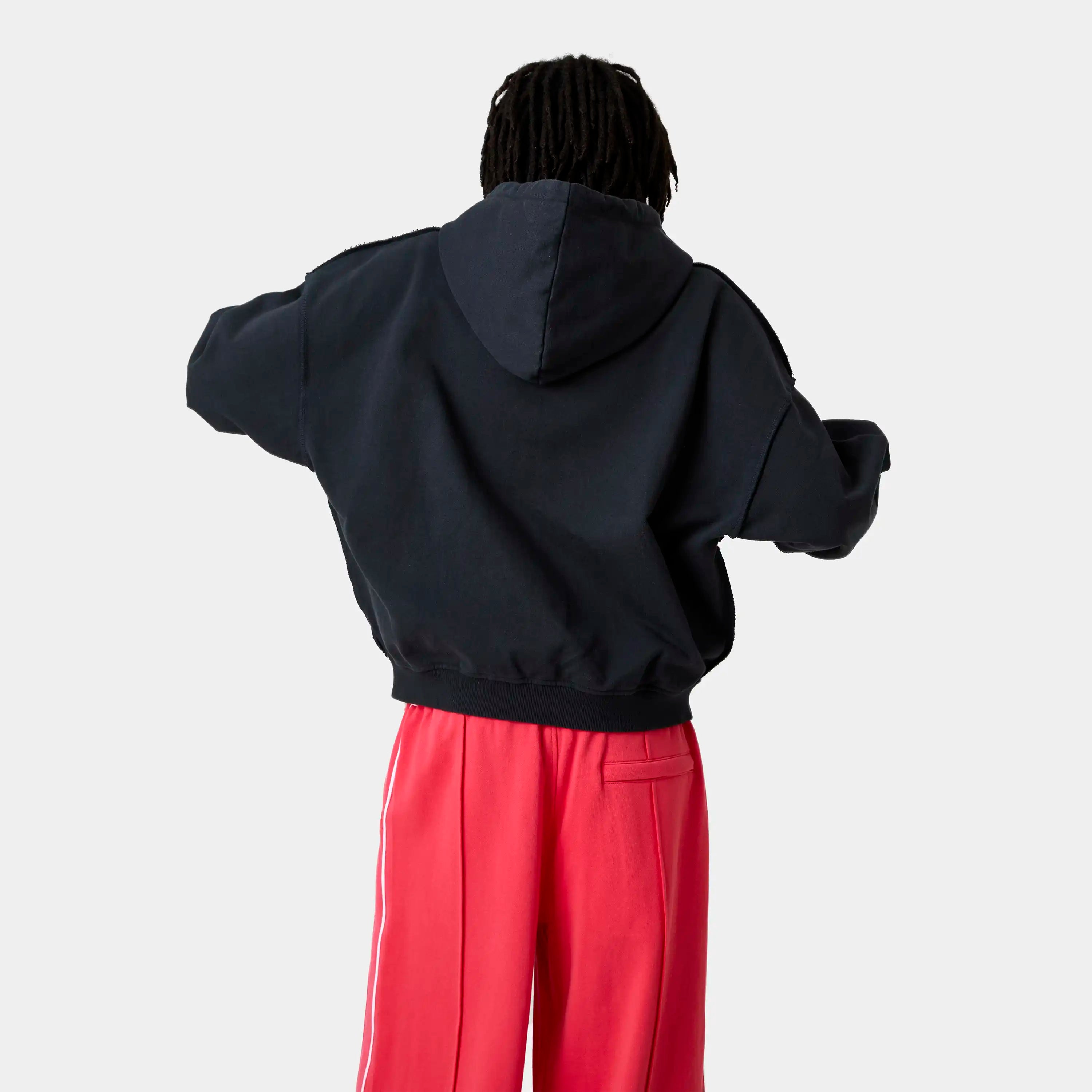 Edge Navy Full Zip Hoodies Eme Studios