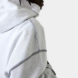 Edge Heather Grey Full Zip Hoodies Eme Studios