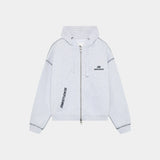 Edge Heather Grey Full Zip Hoodies Eme Studios