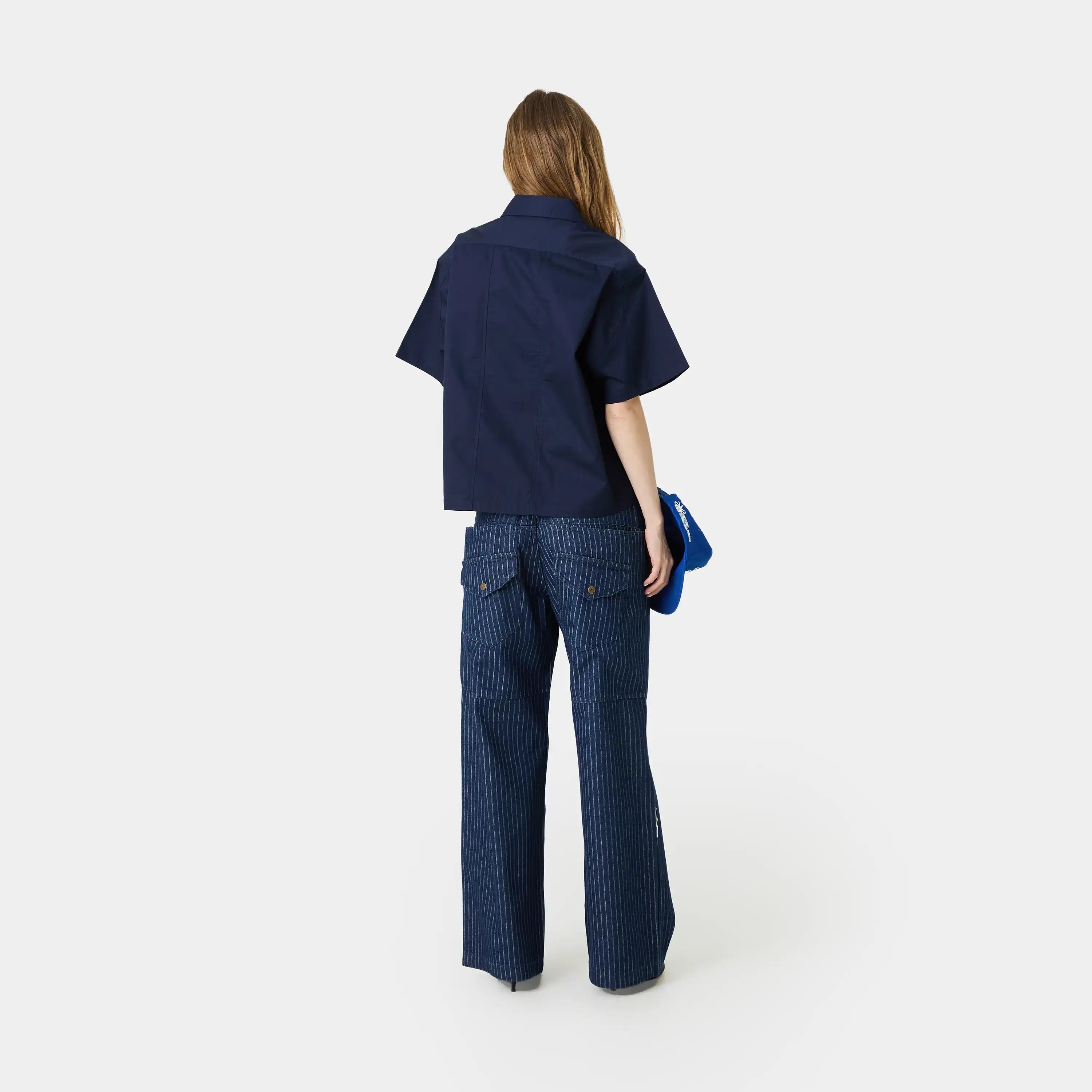 Cabo Navy Short Sleeve Shirt Shirts Eme Studios