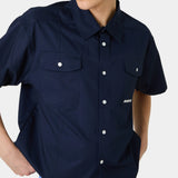 Cabo Navy Short Sleeve Shirt Shirts Eme Studios