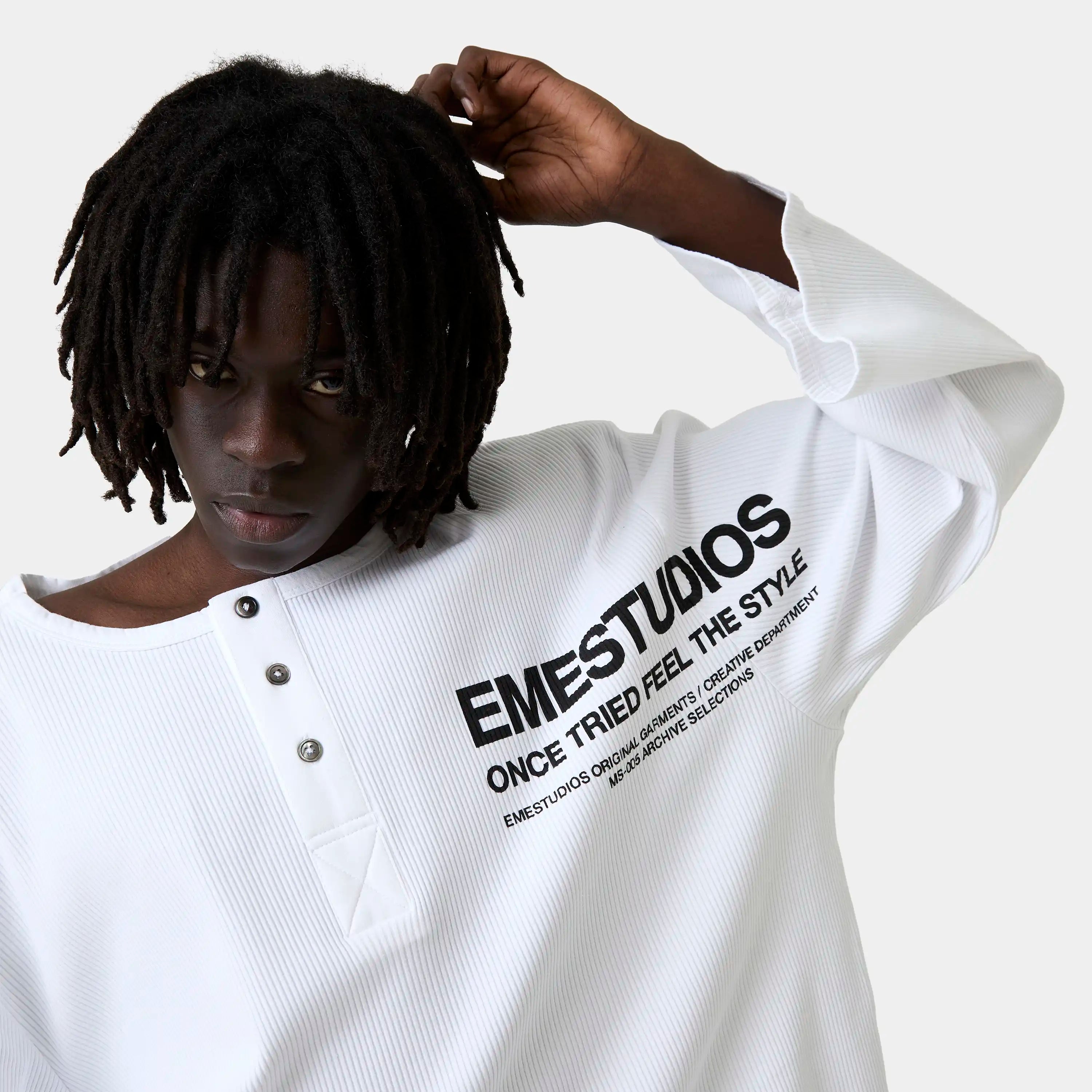 Selection Henley Pearl Long Sleeve T-shirts Eme Studios