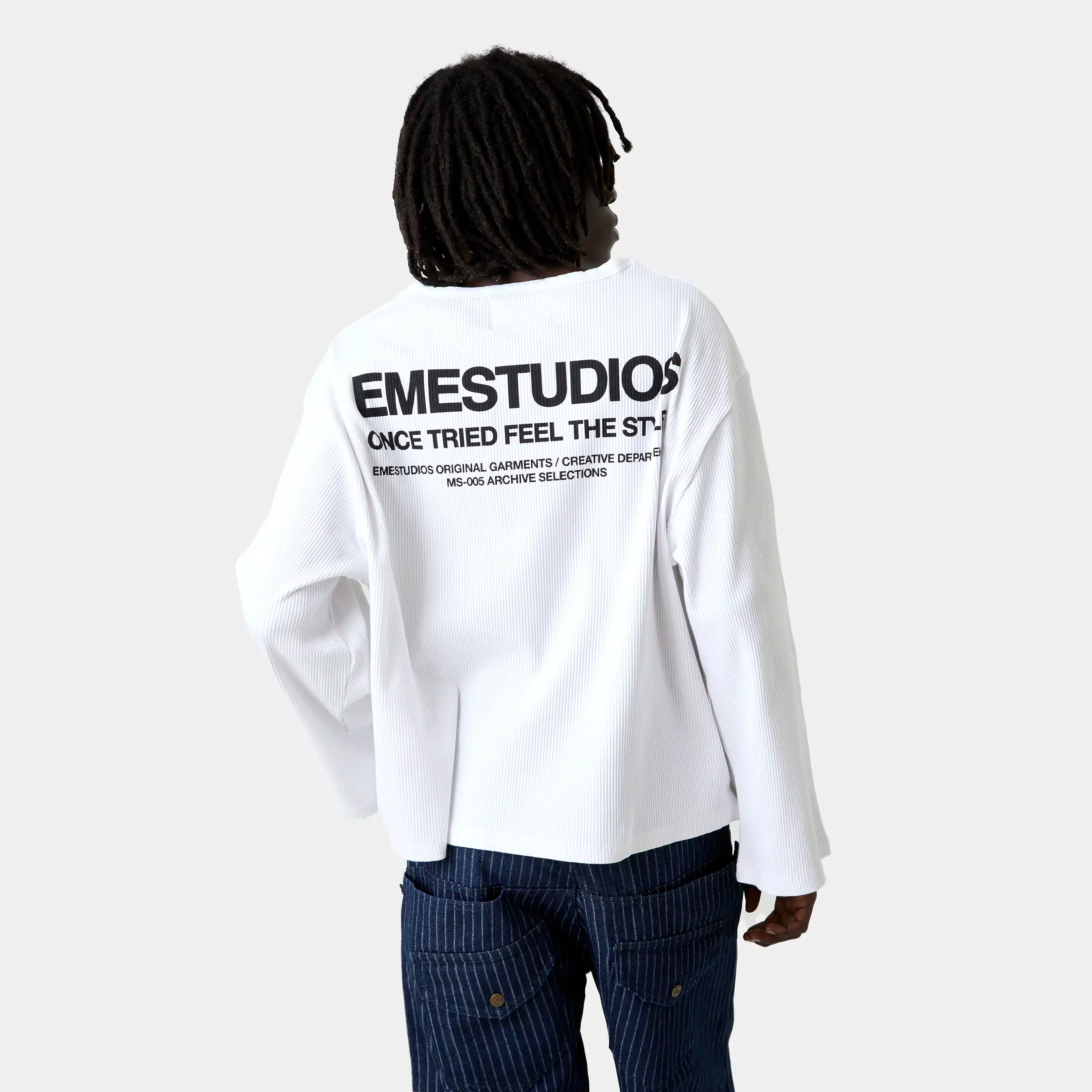 Selection Henley Pearl Long Sleeve T-shirts Eme Studios