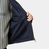 Siroq Striped Navy Jacket Outerwear Eme Studios