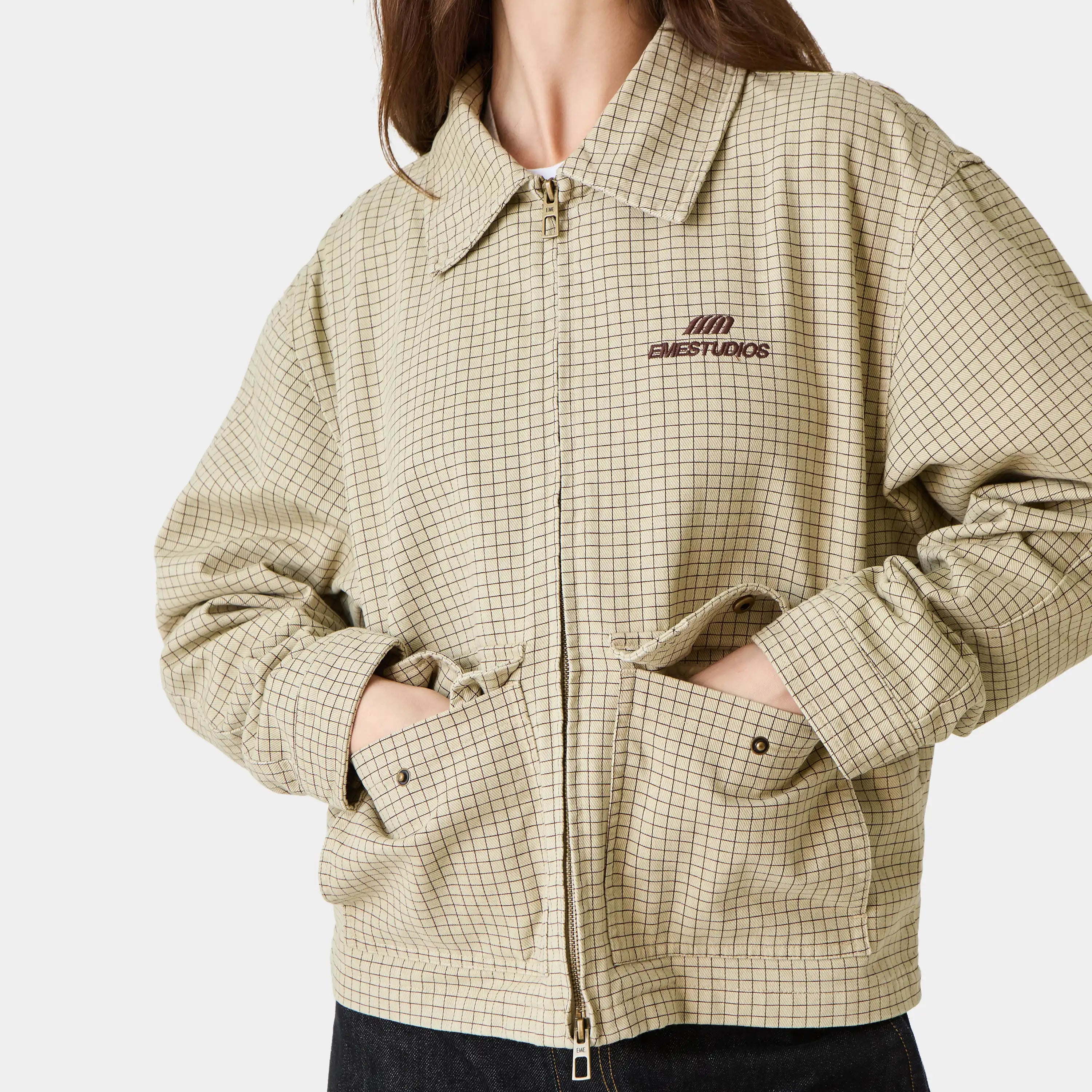 Siroq Squared Muddy Jacket Outerwear Eme Studios