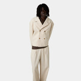 Tide Off Sand Linen Blazer Outerwear Eme Studios