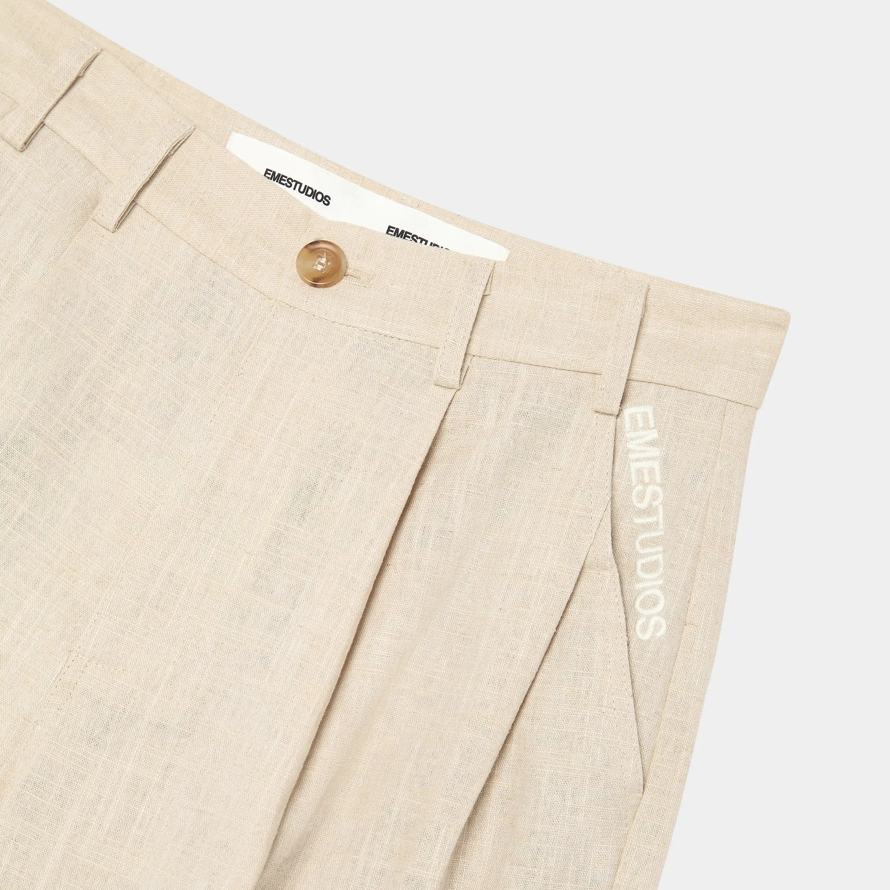 Tide Off Sand Tailored Pants Pants Eme Studios