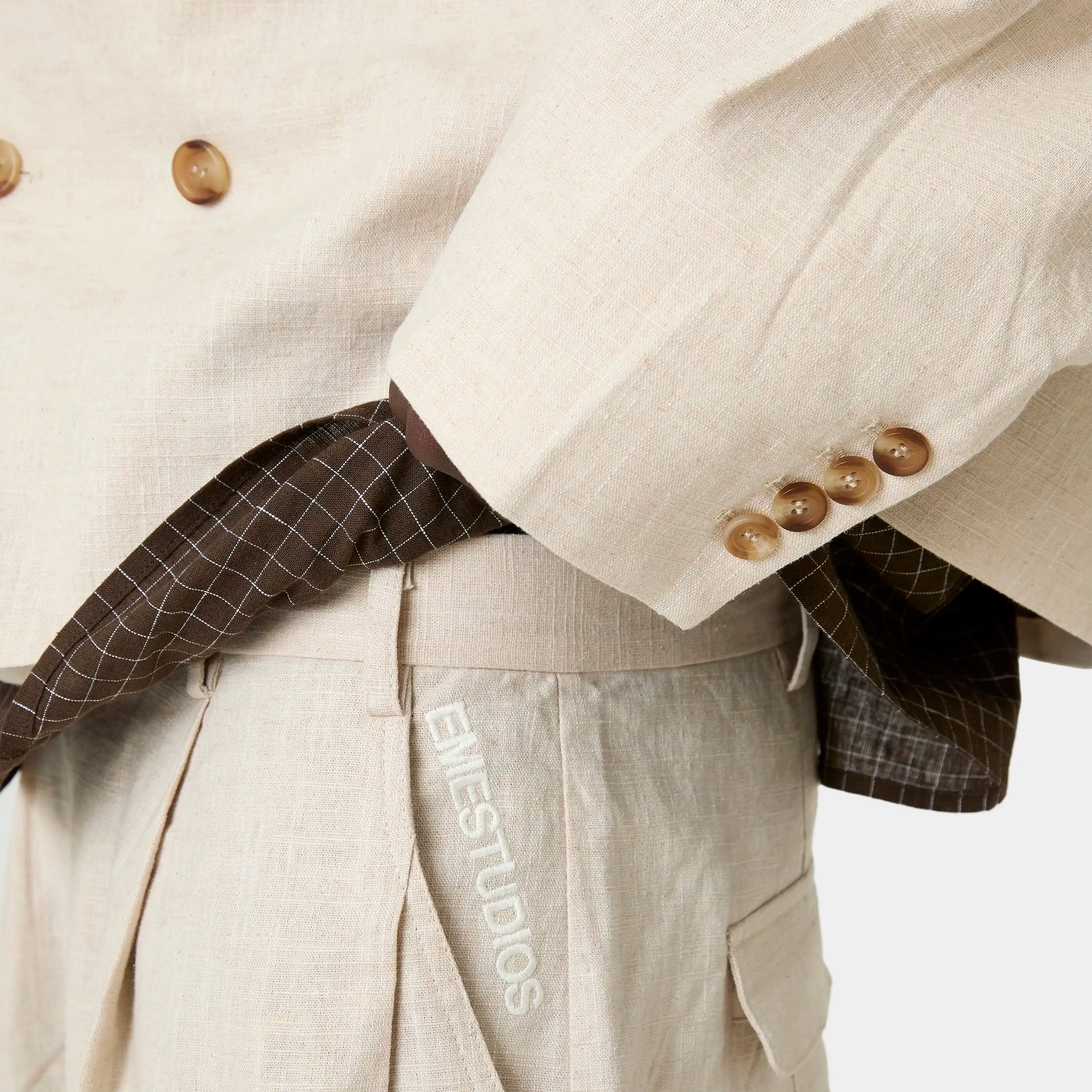 Tide Off Sand Tailored Pants Pants Eme Studios