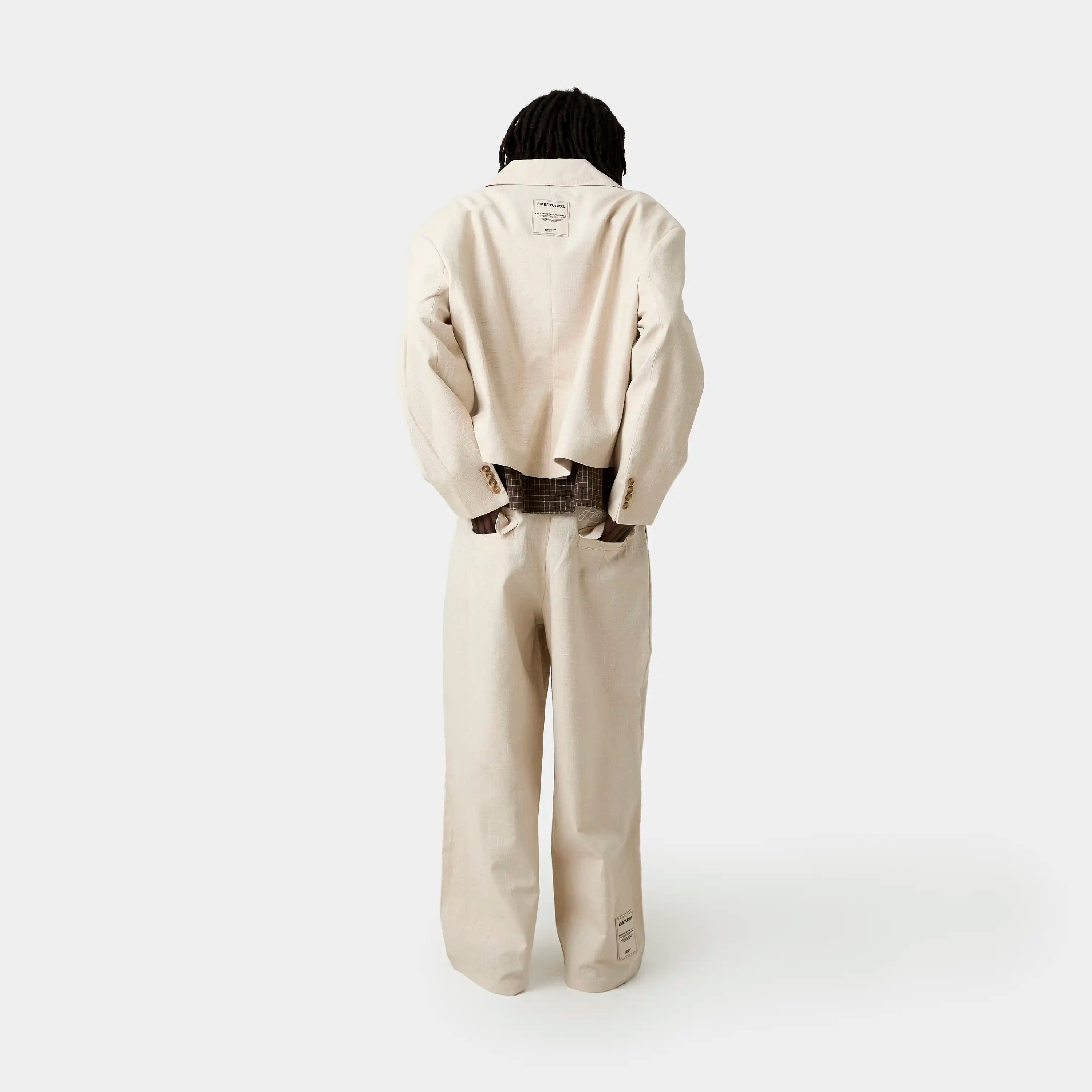 Tide Off Sand Tailored Pants Pants Eme Studios