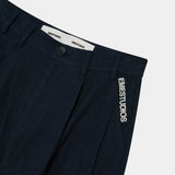 Tide Navy Tailored Pants Pants Eme Studios