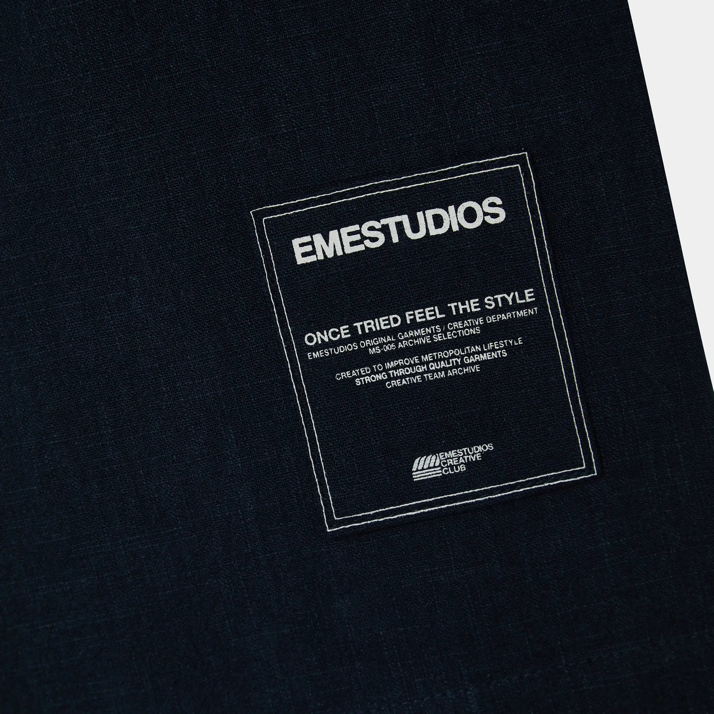 Tide Navy Tailored Pants Pants Eme Studios