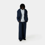 Tide Navy Tailored Pants Pants Eme Studios