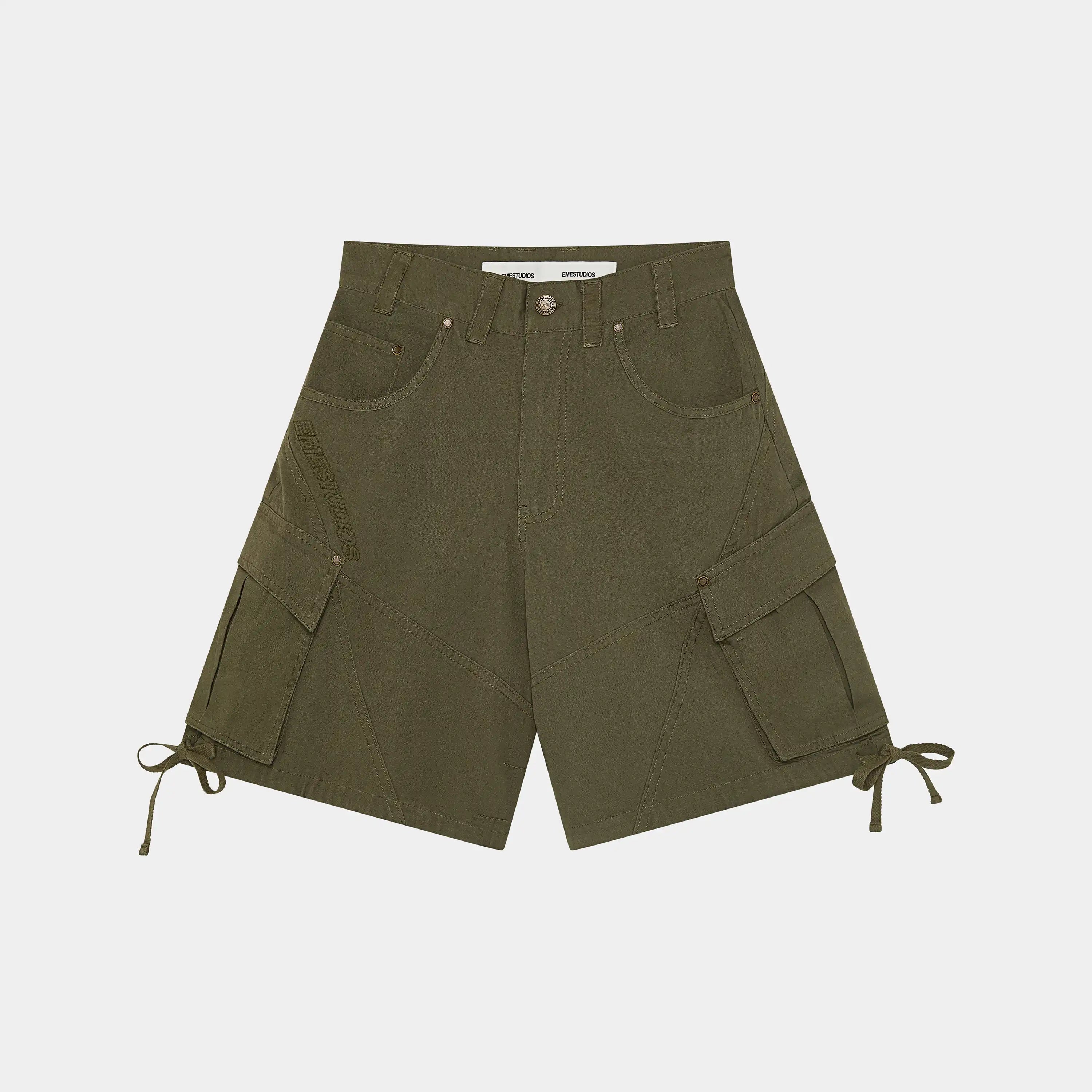 Carrier Olive Cargo Jorts Shorts Eme Studios
