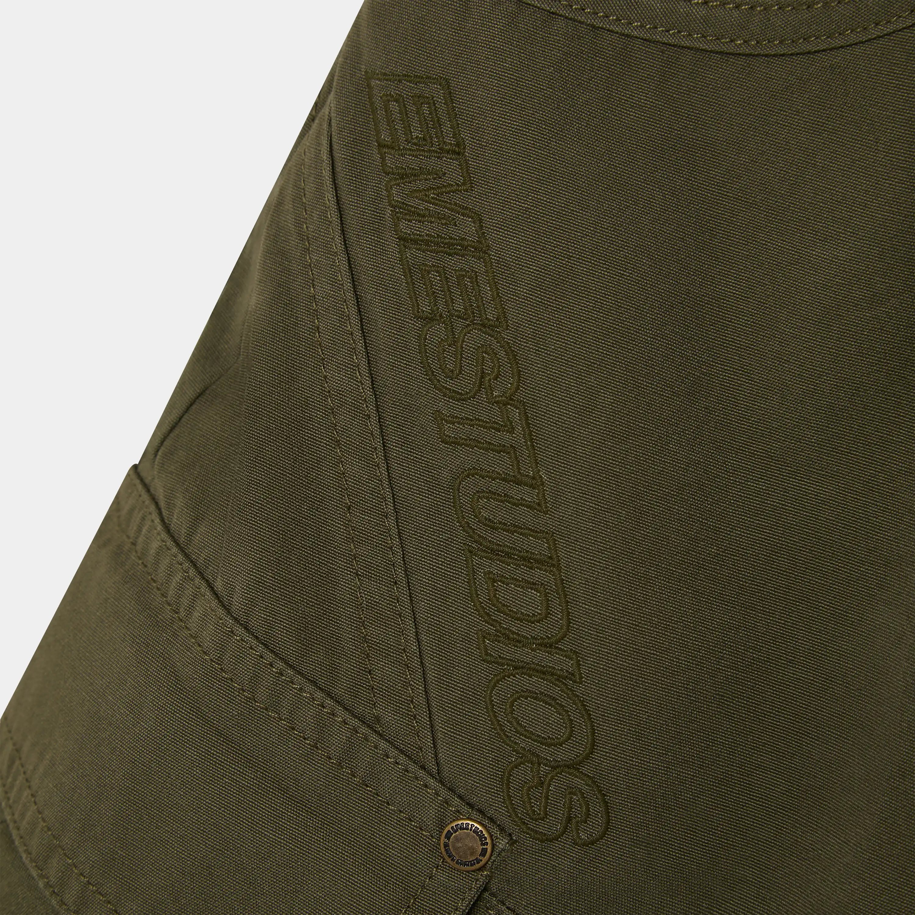 Carrier Olive Cargo Jorts Shorts Eme Studios