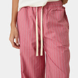 Marbe Salmon Striped Pants Pants Eme Studios