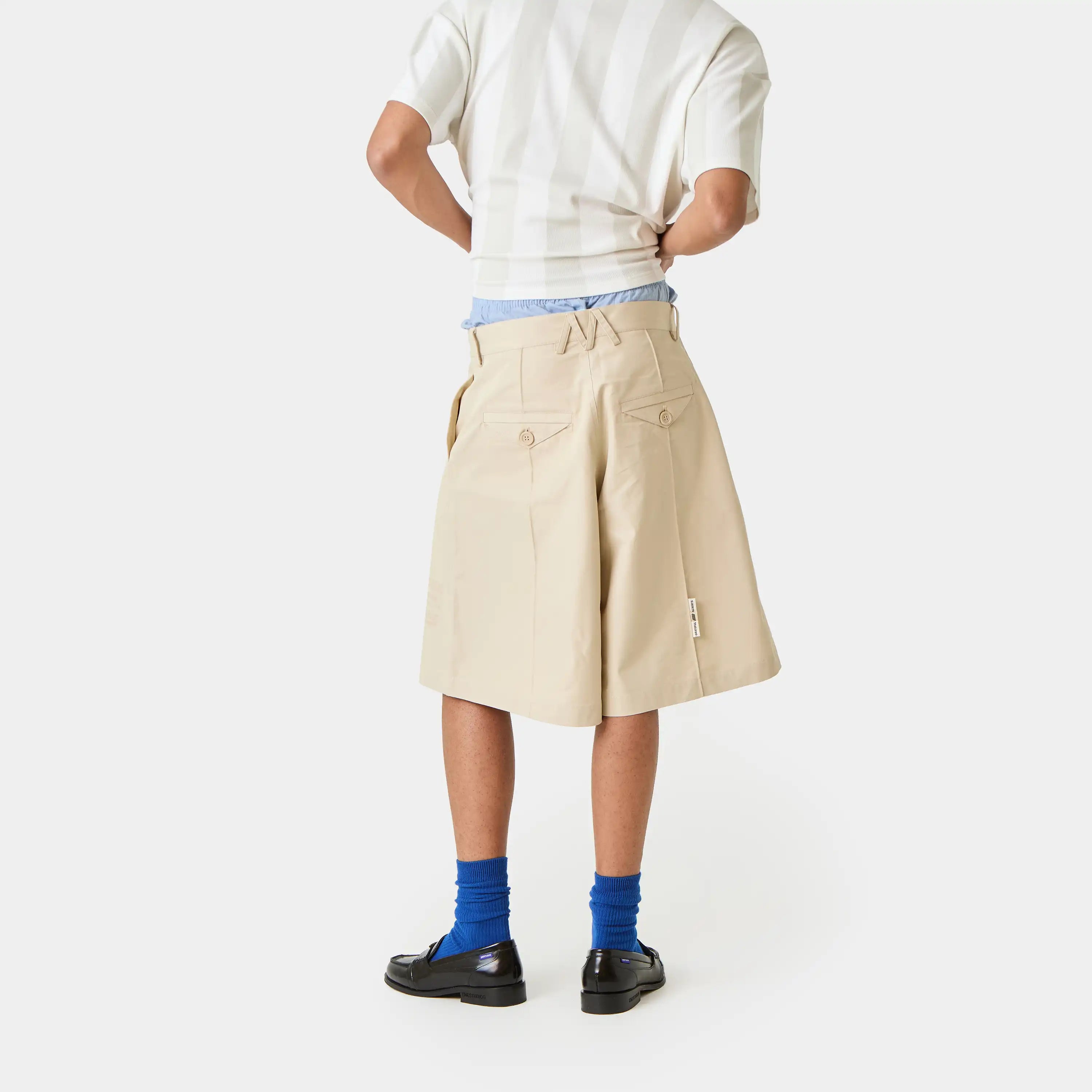 Golin Cloud Cream Formal Jorts Shorts Eme Studios