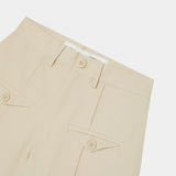 Golin Cloud Cream Formal Jorts Shorts Eme Studios