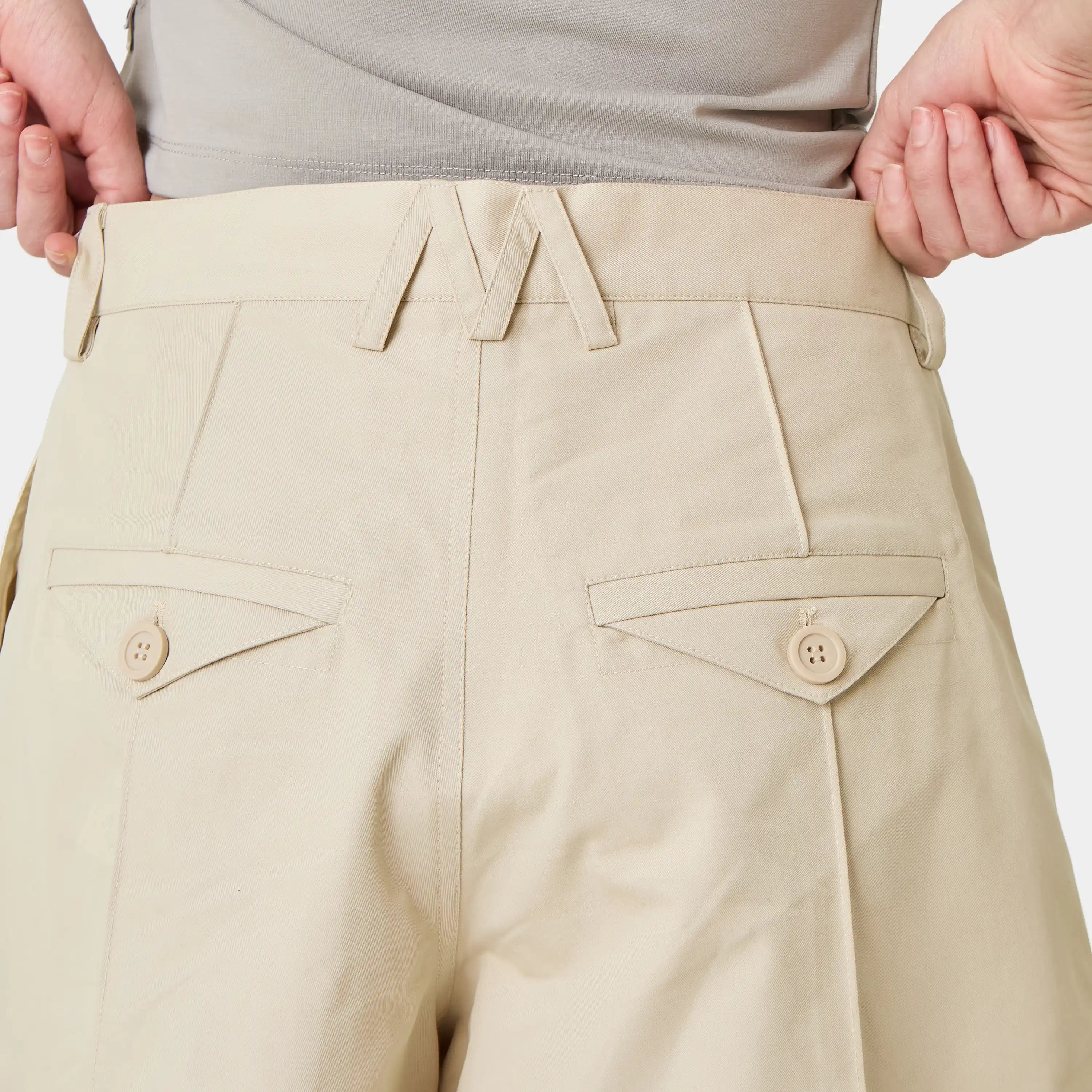 Golin Cloud Cream Formal Jorts Shorts Eme Studios