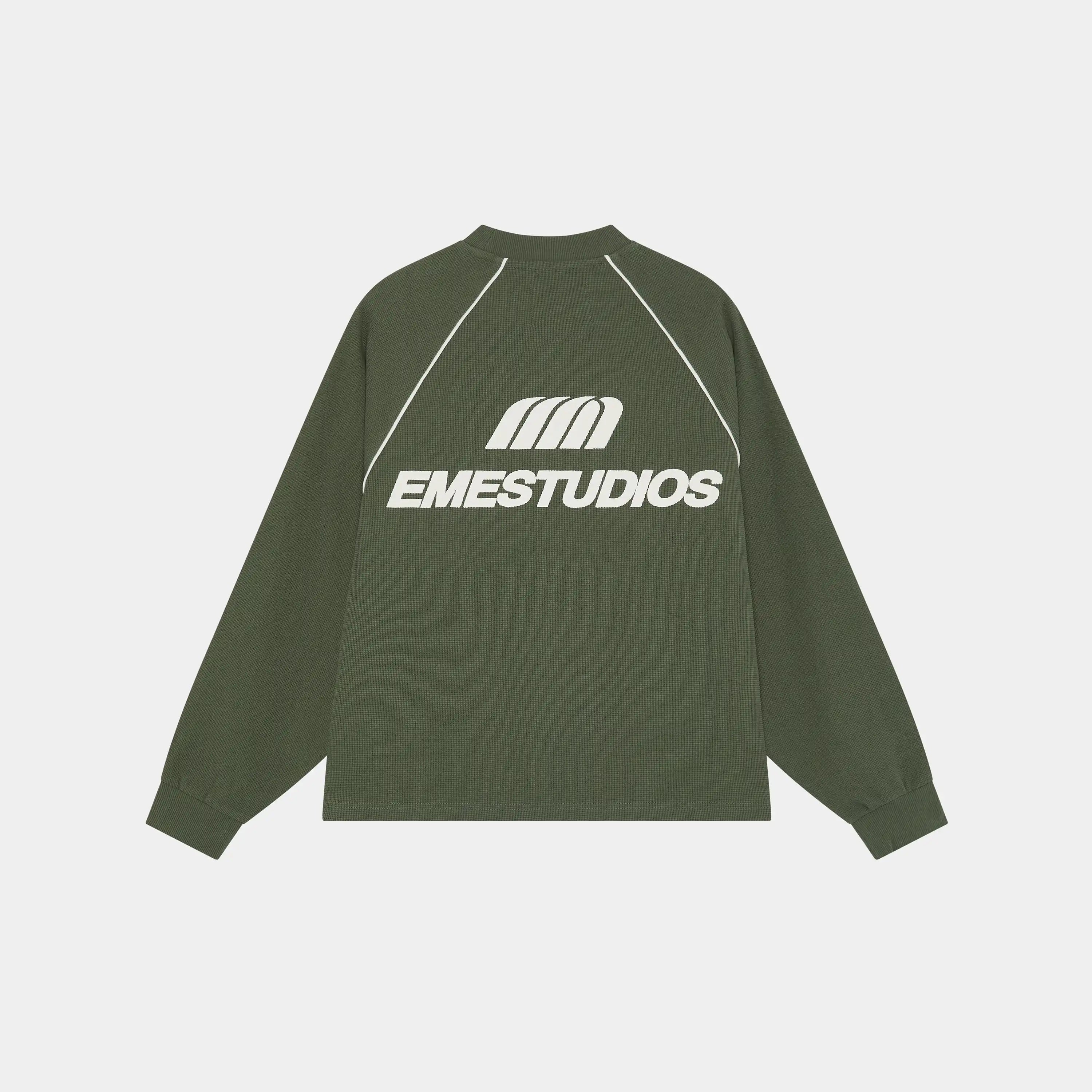 Hanbal Forest Waffle Long Sleeve T-shirts Eme Studios