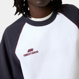 Hanbal Navy Waffle Long Sleeve T-shirts Eme Studios