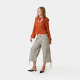 Sailor Rust Knit Sweater Woman Knitwear Eme Studios