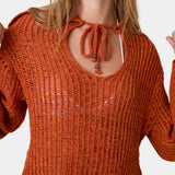 Sailor Rust Knit Sweater Woman Knitwear Eme Studios