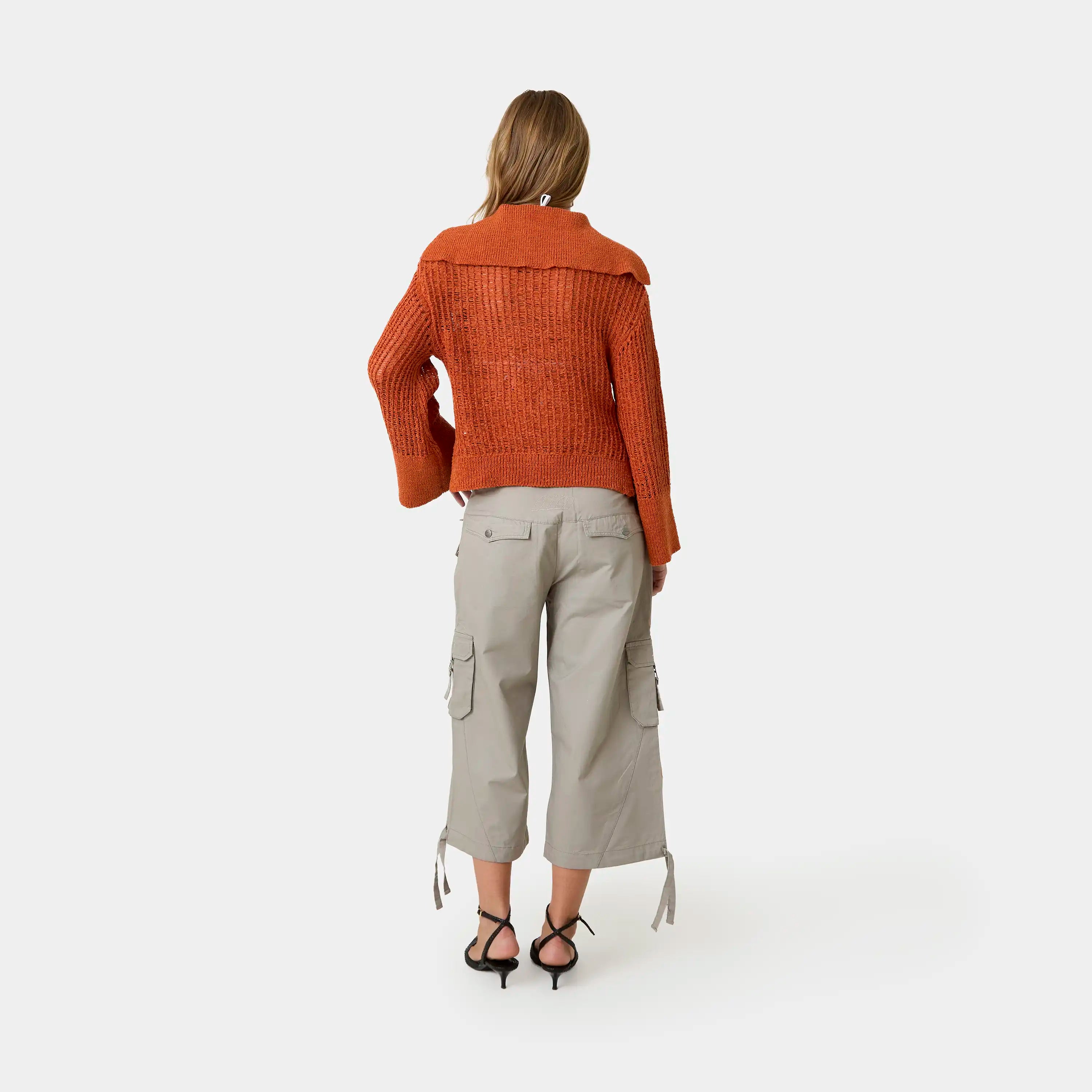 Sailor Rust Knit Sweater Woman Knitwear Eme Studios