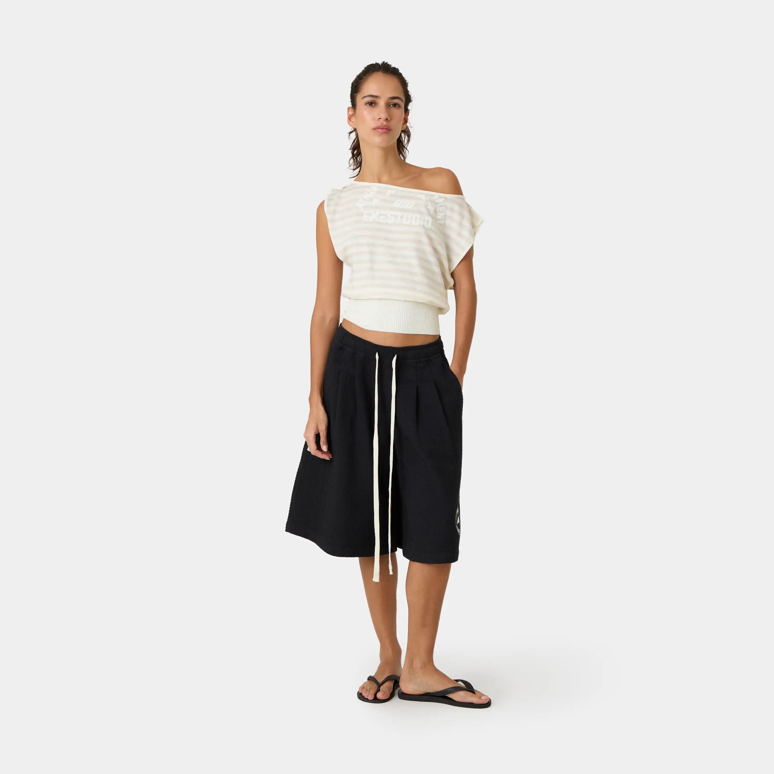 Casse Shadow Waffle Jorts Shorts Eme Studios