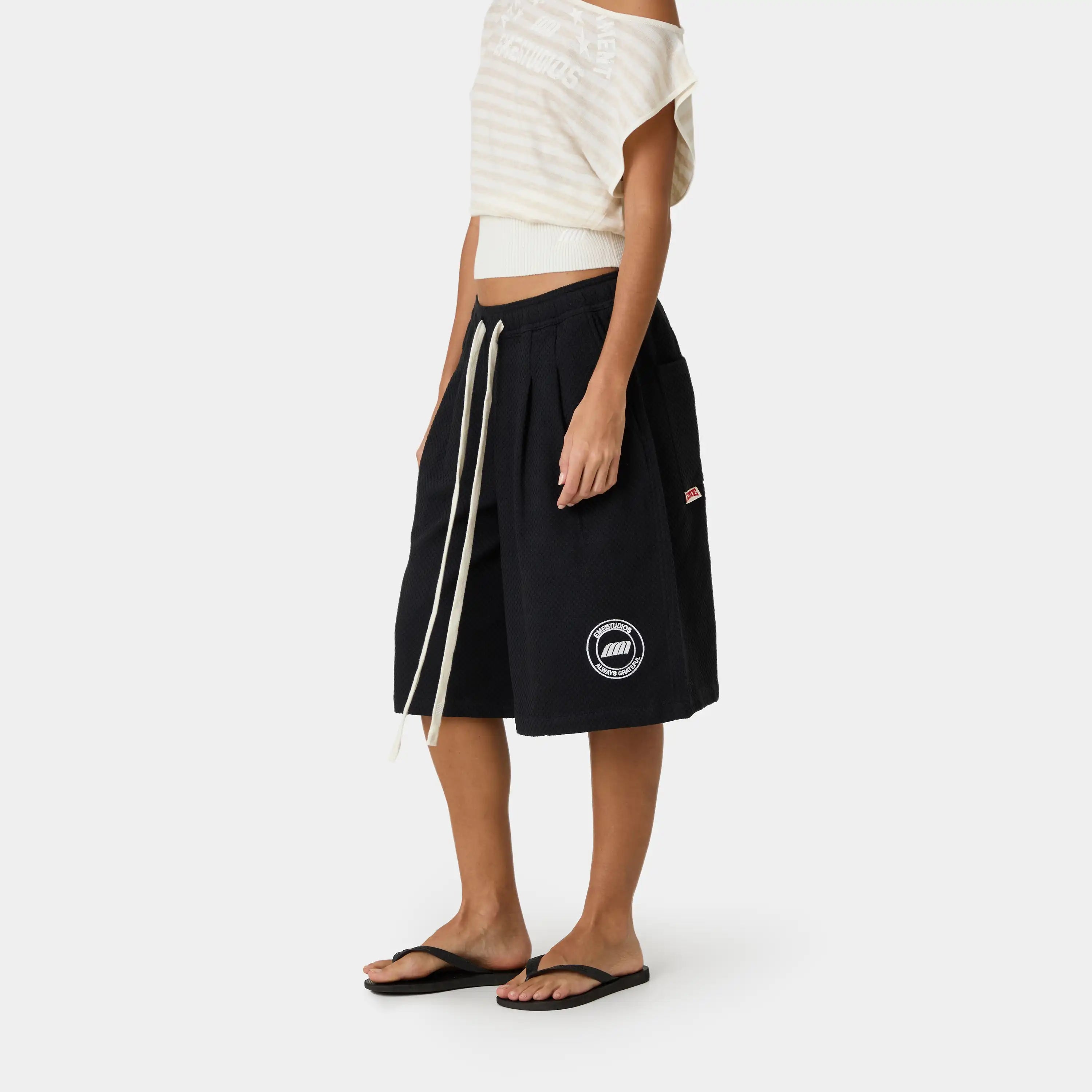 Casse Shadow Waffle Jorts Shorts Eme Studios