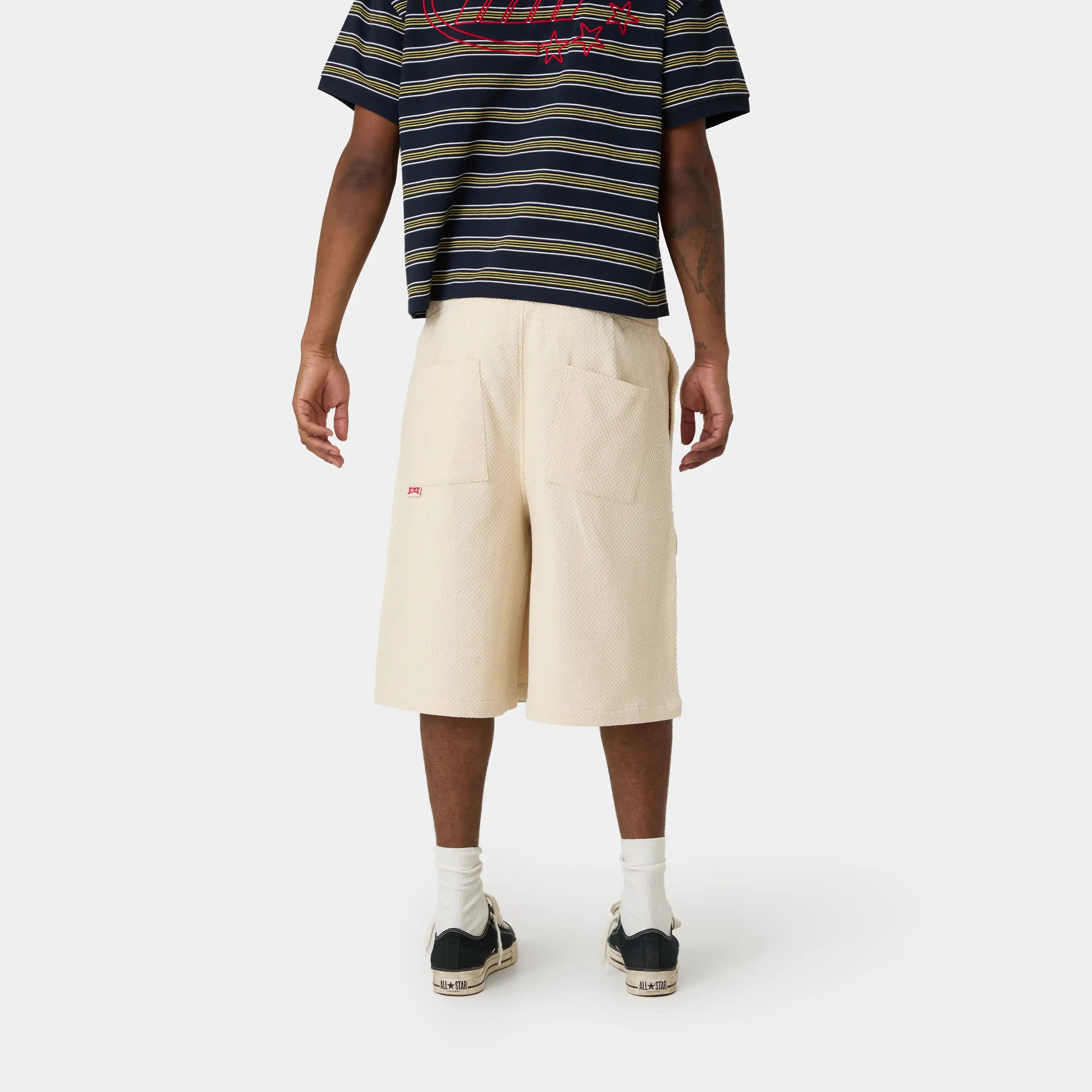 Casse Off Sand Waffle Jorts Shorts Eme Studios