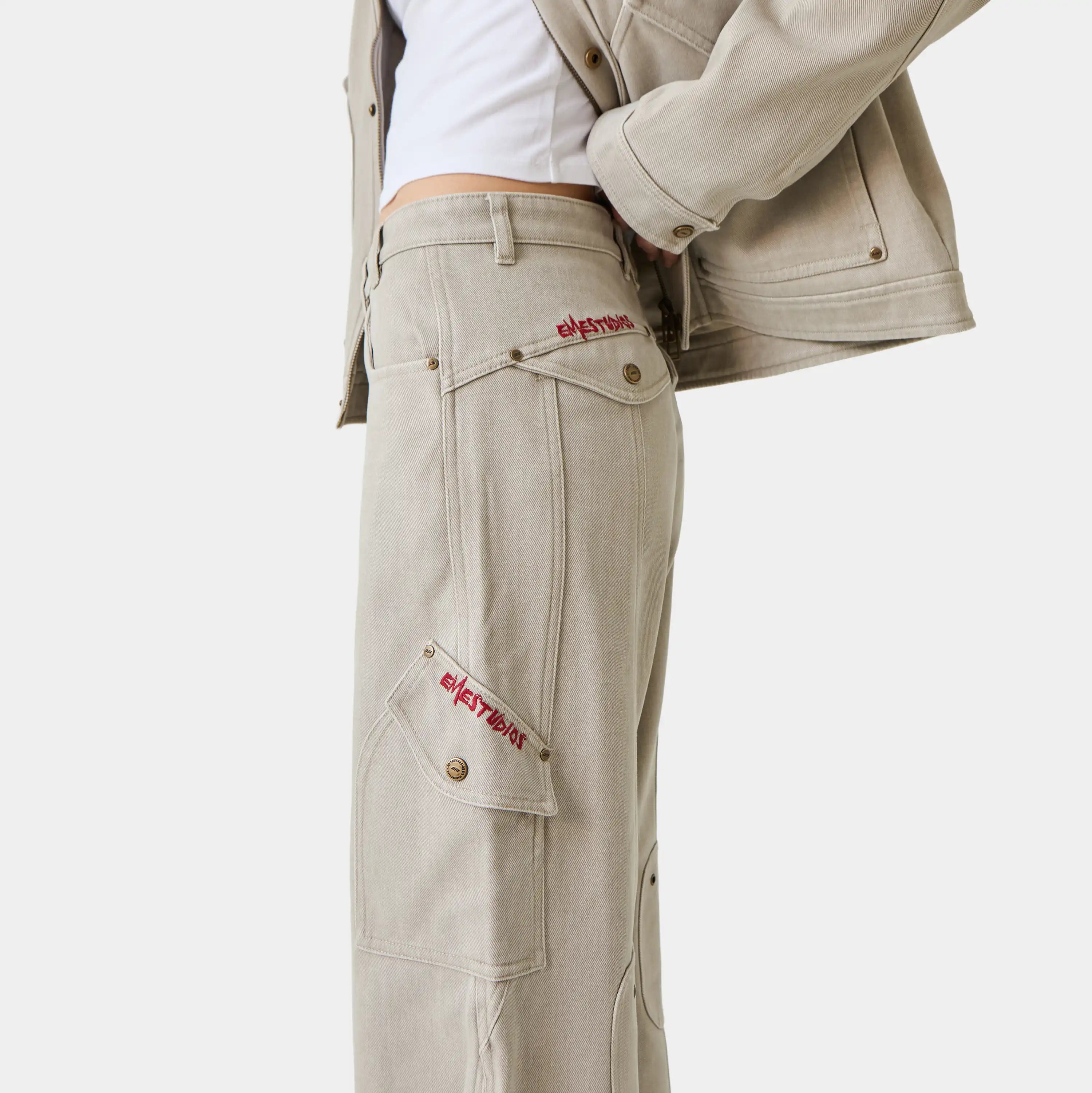 Montato Denim Cargo Pants Pants Eme Studios