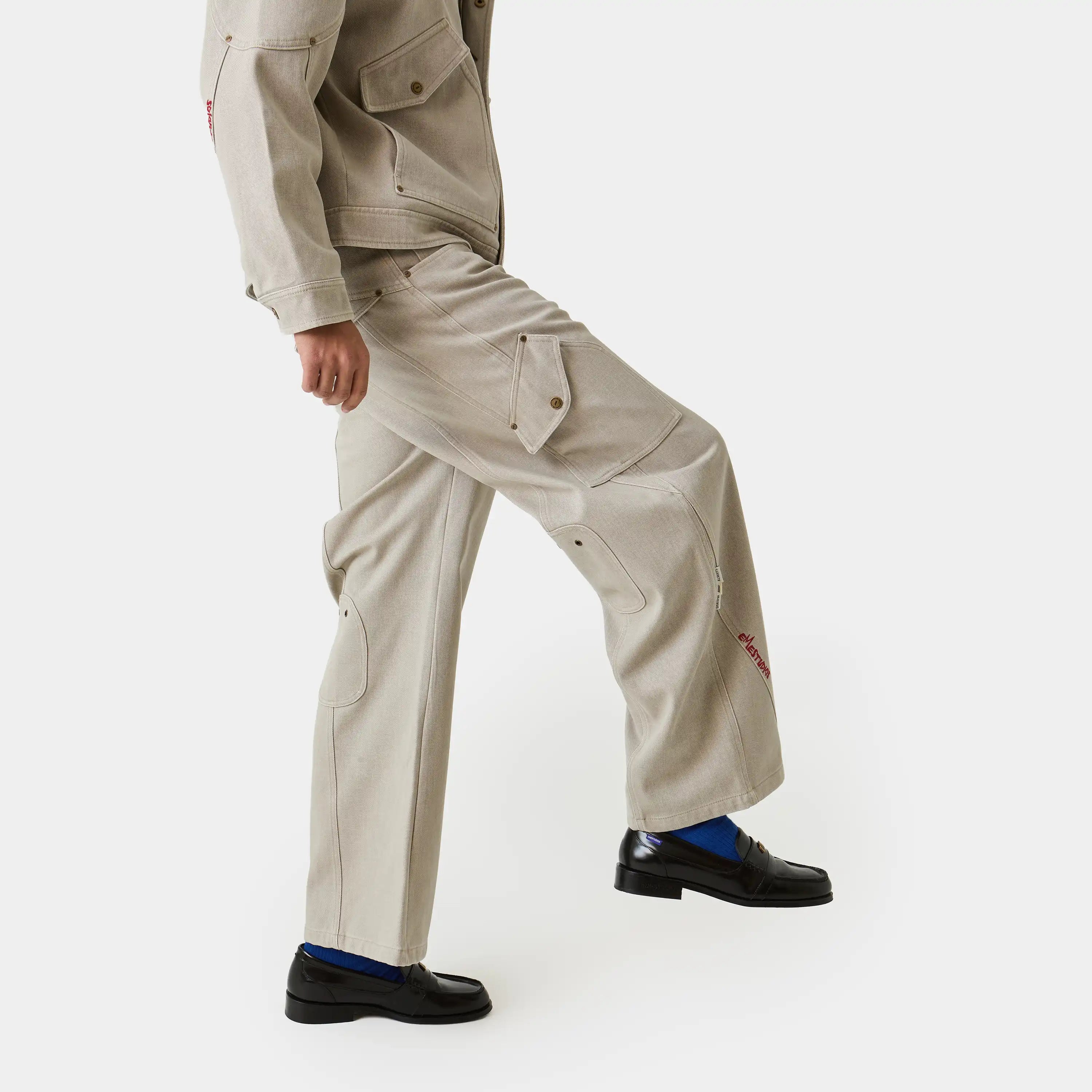 Montato Denim Cargo Pants Pants Eme Studios