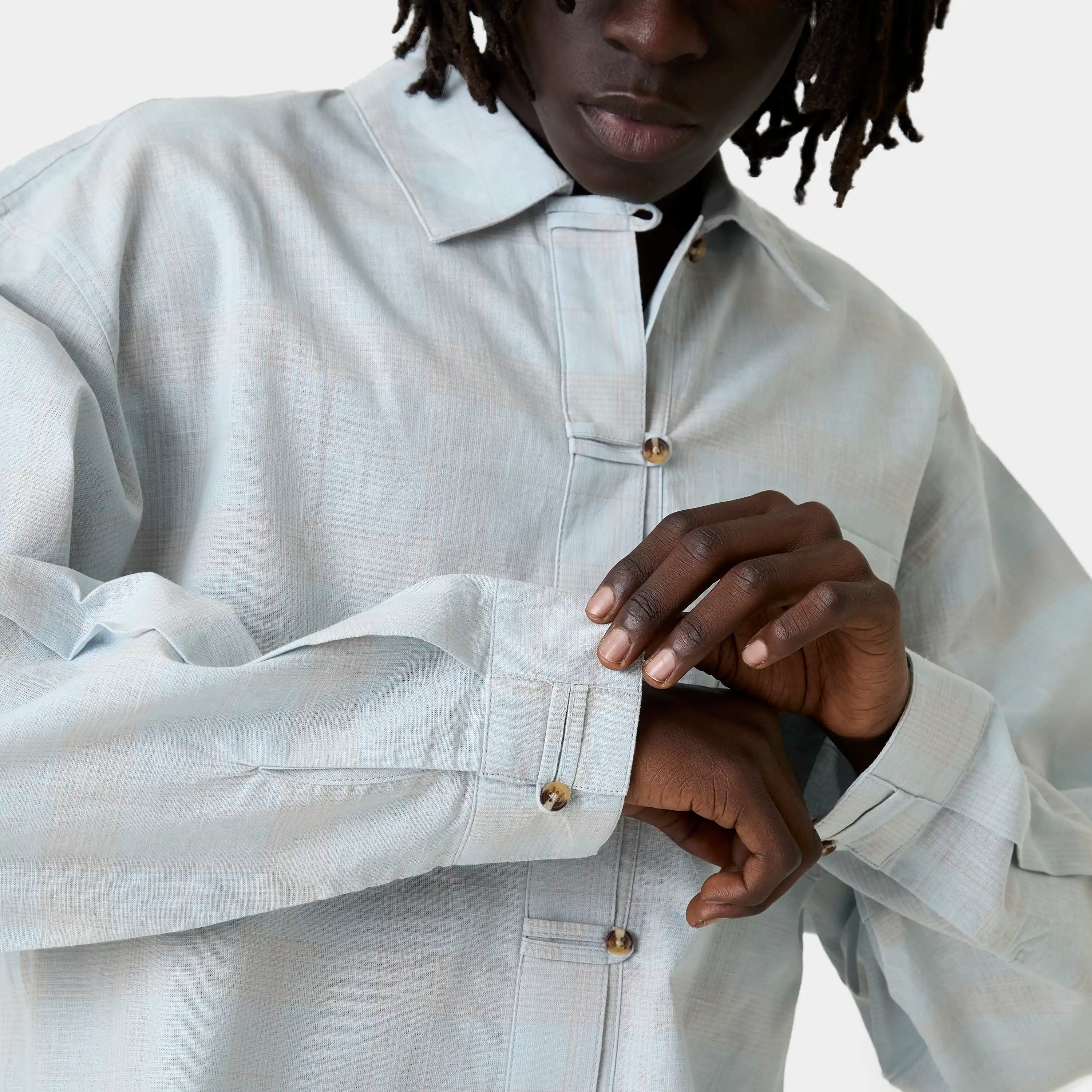 Brine Blue Shirt Shirts Eme Studios