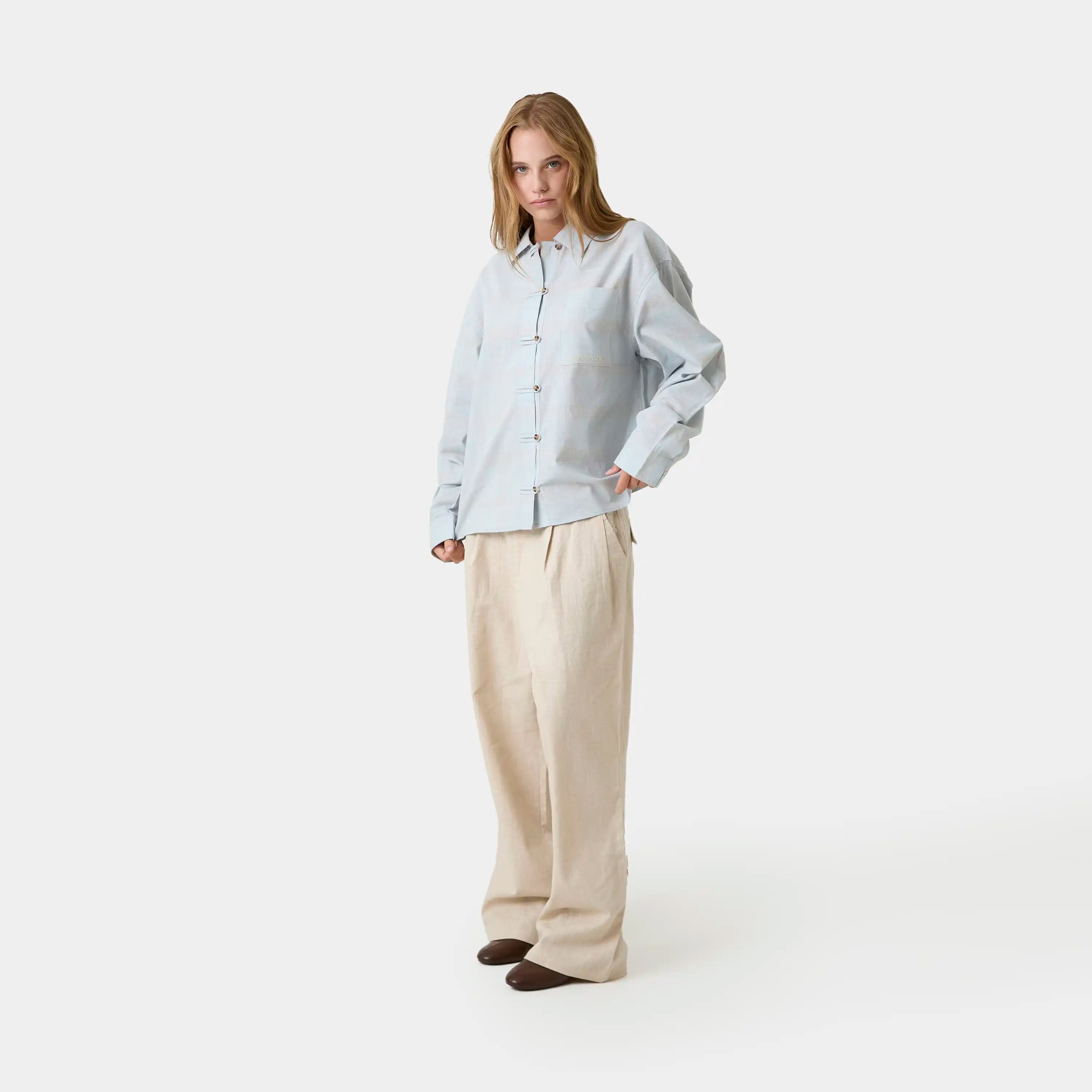 Brine Blue Shirt Shirts Eme Studios