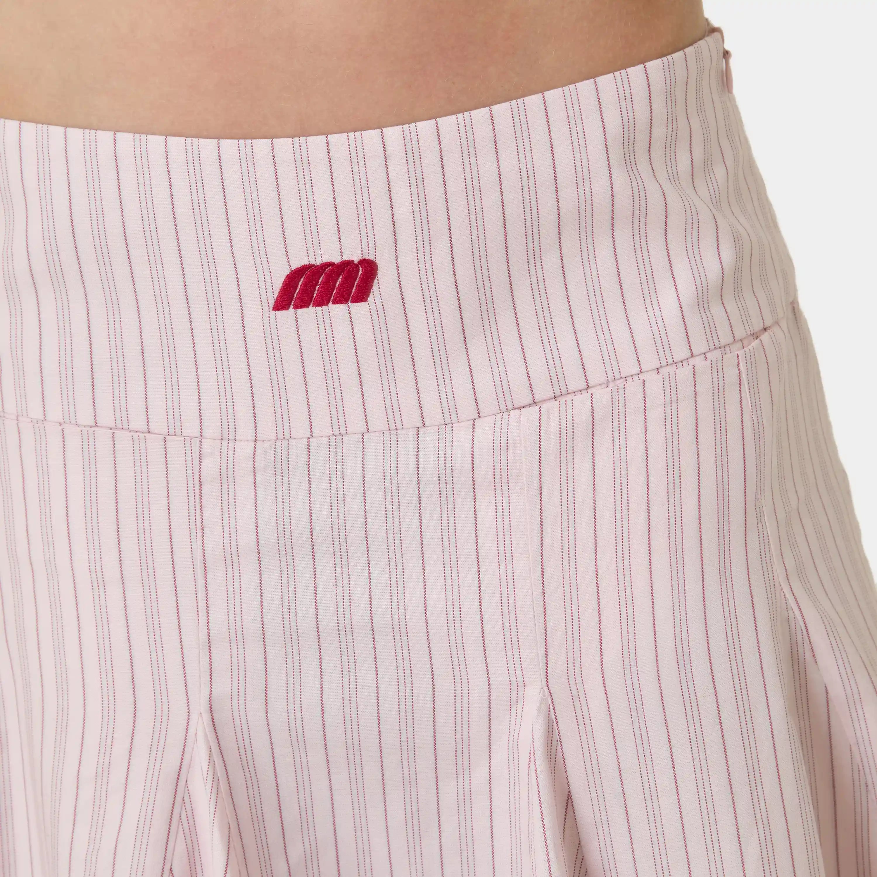 Manz Icy Pink Striped Skirt Woman Pants Eme Studios