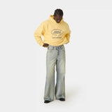 Vitel Flared Blue Denim Pants Pants Eme Studios