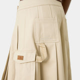 Gadget Light Camel Skirt Woman Pants Eme Studios