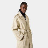 Gadget Light Camel Trench Jacket Woman Outerwear Eme Studios