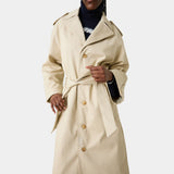 Gadget Light Camel Trench Jacket Woman Outerwear Eme Studios