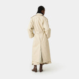 Gadget Light Camel Trench Jacket Woman Outerwear Eme Studios