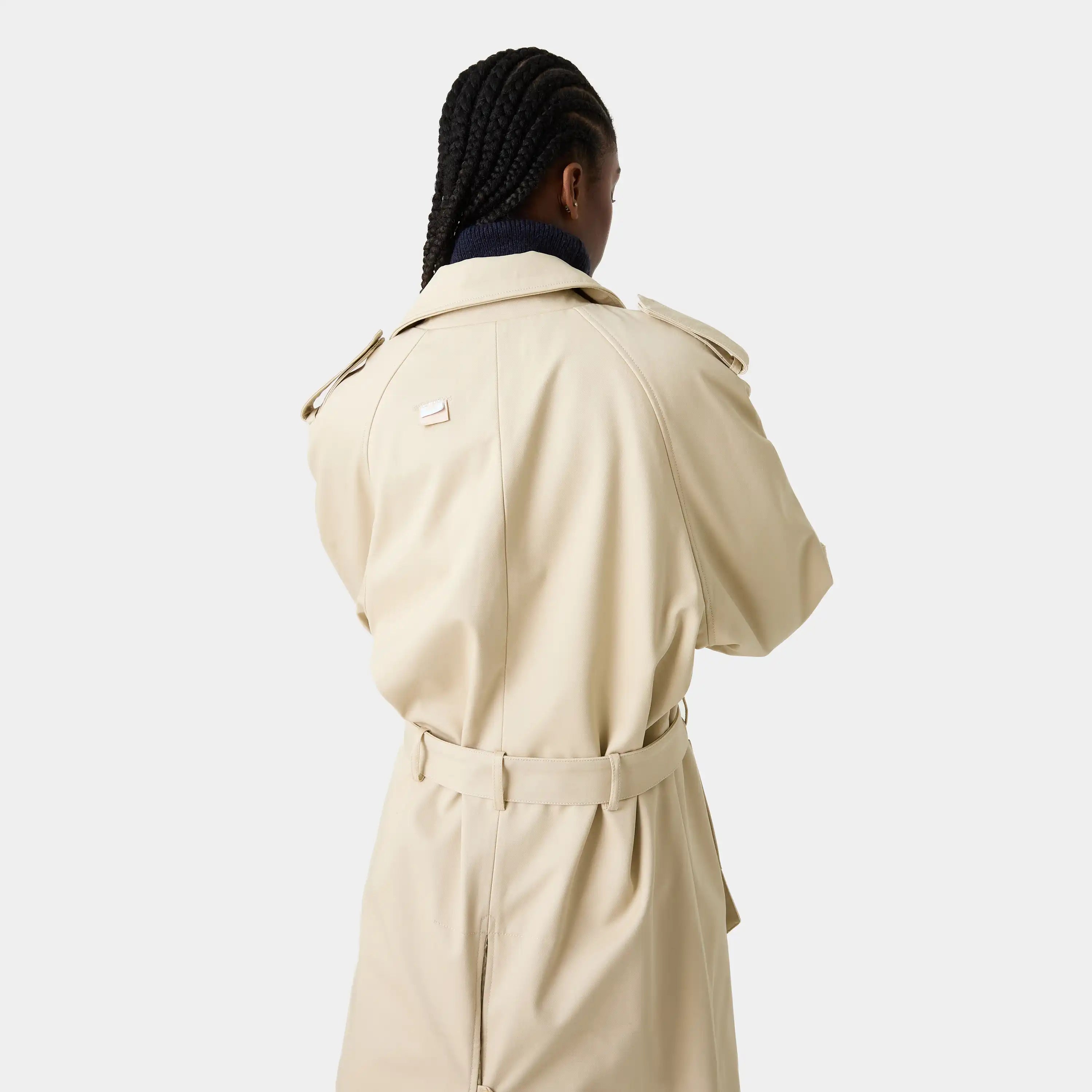 Gadget Light Camel Trench Jacket Woman Outerwear Eme Studios
